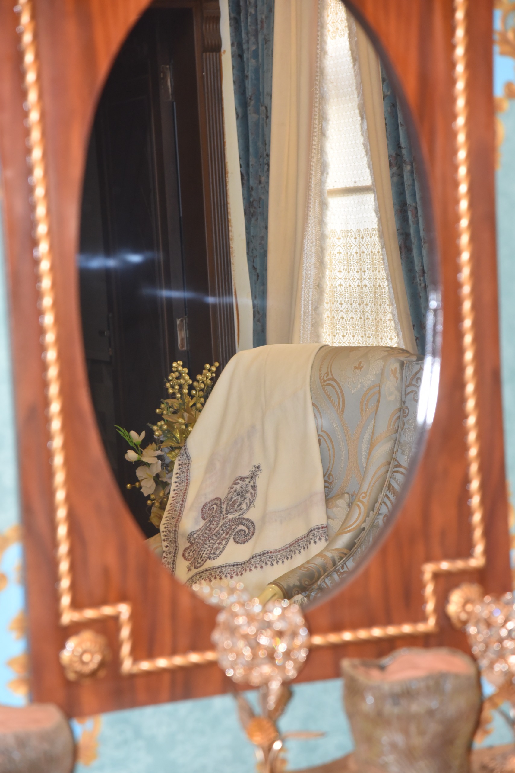 Premium Beige Paisley Embroidered Wool Shawl with Traditional Fringed Edges